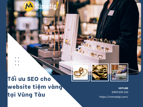 Thiết kế website tiệm vàng – trang sức tại Vũng Tàu của mimadigi