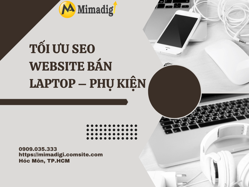 Thiết kế website bán laptop – phụ kiện tại mimadigi
