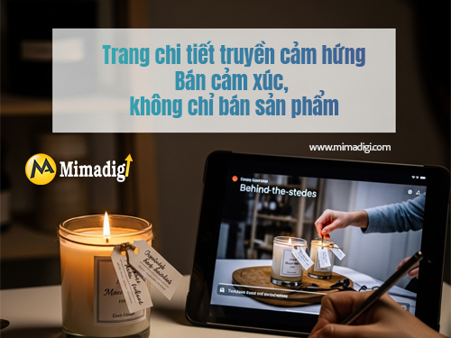 Thiết kế website bán đồ handmade tại mimadigi