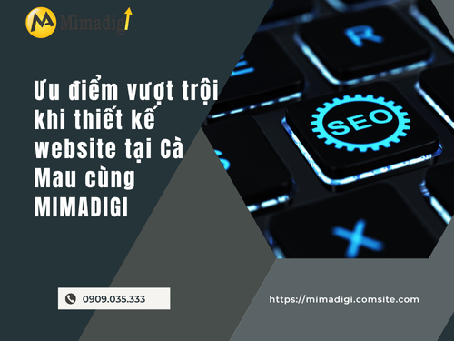 Thiết kế website tại Cà Mau – Chuẩn tốc độ, dễ quảng cáo của mimadigi