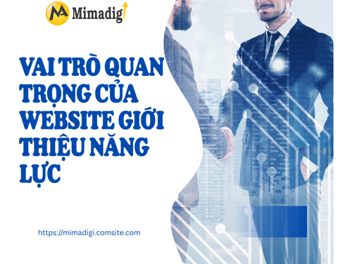 Company Capability Introduction Website with MIMADIGI