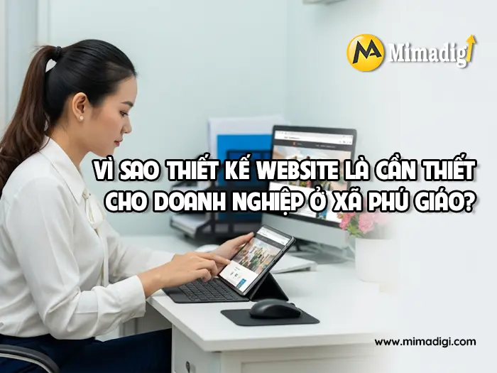 Thiết kế website Xã Phú Giáo tại mimadigi
