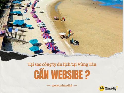 Website Design for Travel Companies in Vung Tau by MimaDigi