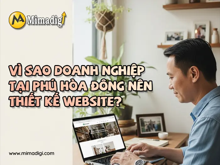 Website Design in Phu Hoa Dong Commune at MIMADIGI