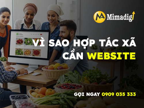 Agricultural Cooperative Website Design with MIMADIGI