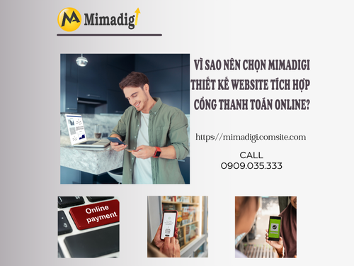 Website Integrating Online Payment Gateway with MIMADIGI