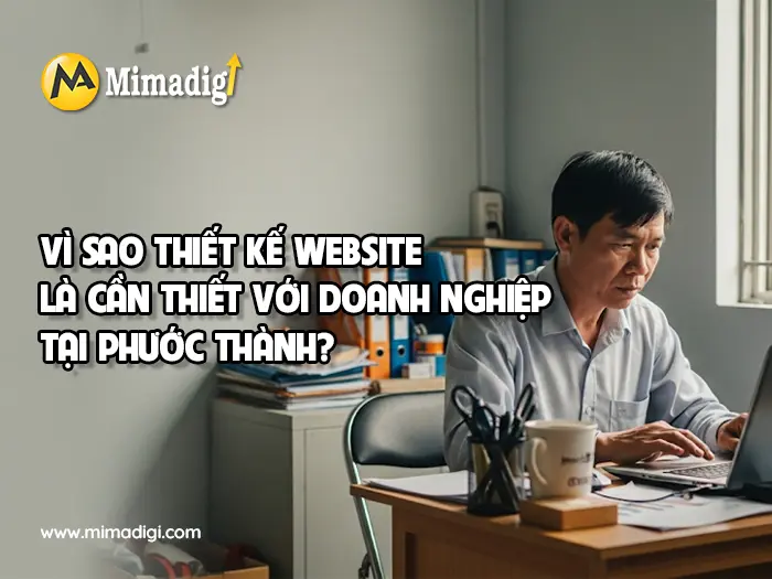 Website design in Phước Thành Commune at mimadigi