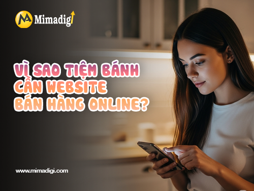 Online bakery website design at mimadigi