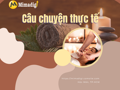 Spa & Beauty Salon Website Design in Saigon at mimadigi