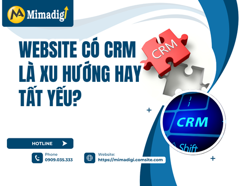 Website Integrated with CRM System with MIMADIGI