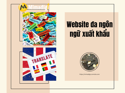 Multilingual website for export at mimadigi