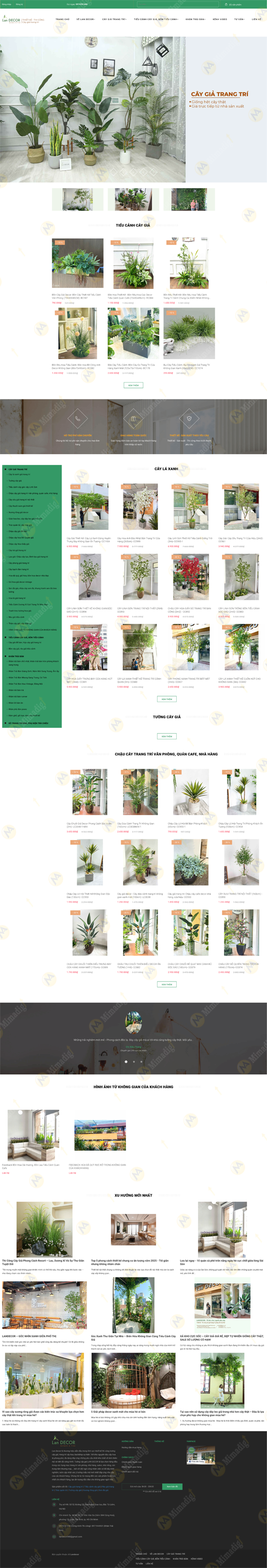 LanDecor – The Art of Interior Decoration Combining Perfect Greenery at mimadigi