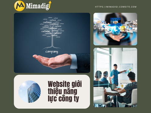 Company Capability Introduction Website with MIMADIGI