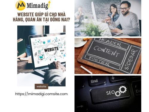 Restaurant & Eatery Website Design in Dong Nai with MIMADIGI