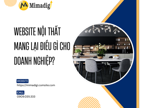 Furniture store website design at mimadigi