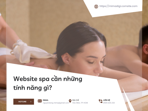 Spa & Beauty Salon Website Design in Saigon at mimadigi
