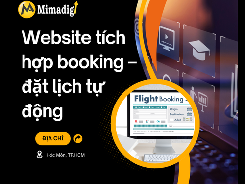 Website Integrated with Booking and Automatic Scheduling with MIMADIGI