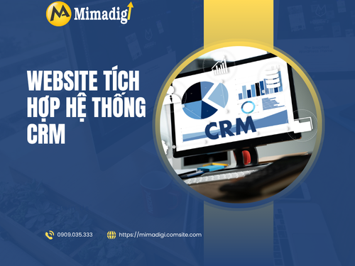Website Integrated with CRM System with MIMADIGI