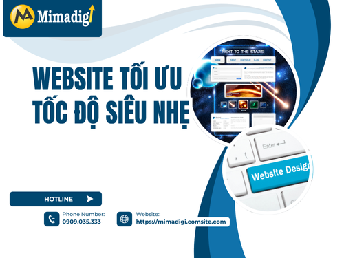 Ultra-Light Speed Optimized Website with MIMADIGI