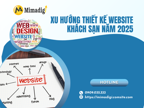 Hotel and resort website design in Long An by mimadigi