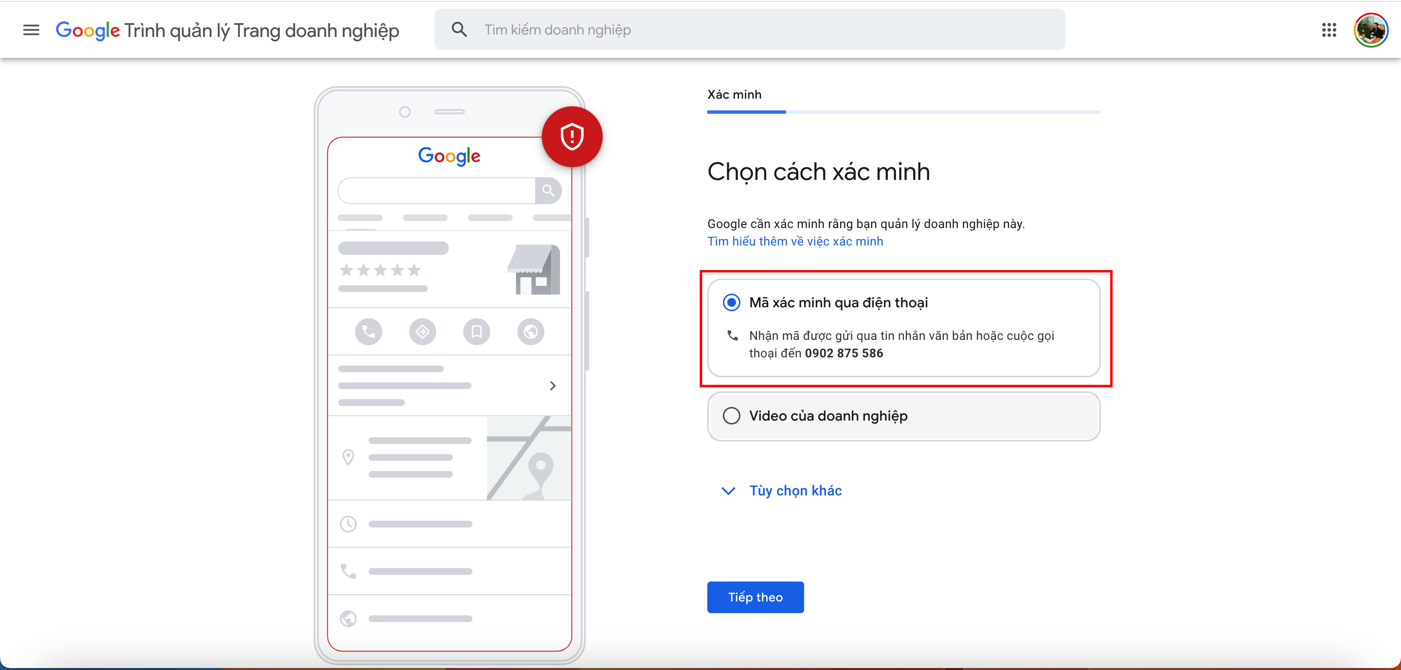 Quy trình tạo google maps doanh nghiệp