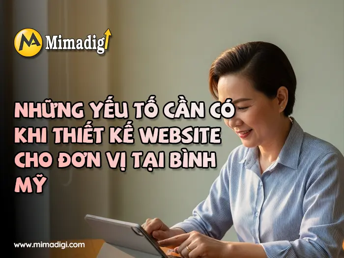 Website Design for Binh My Commune at mimadigi